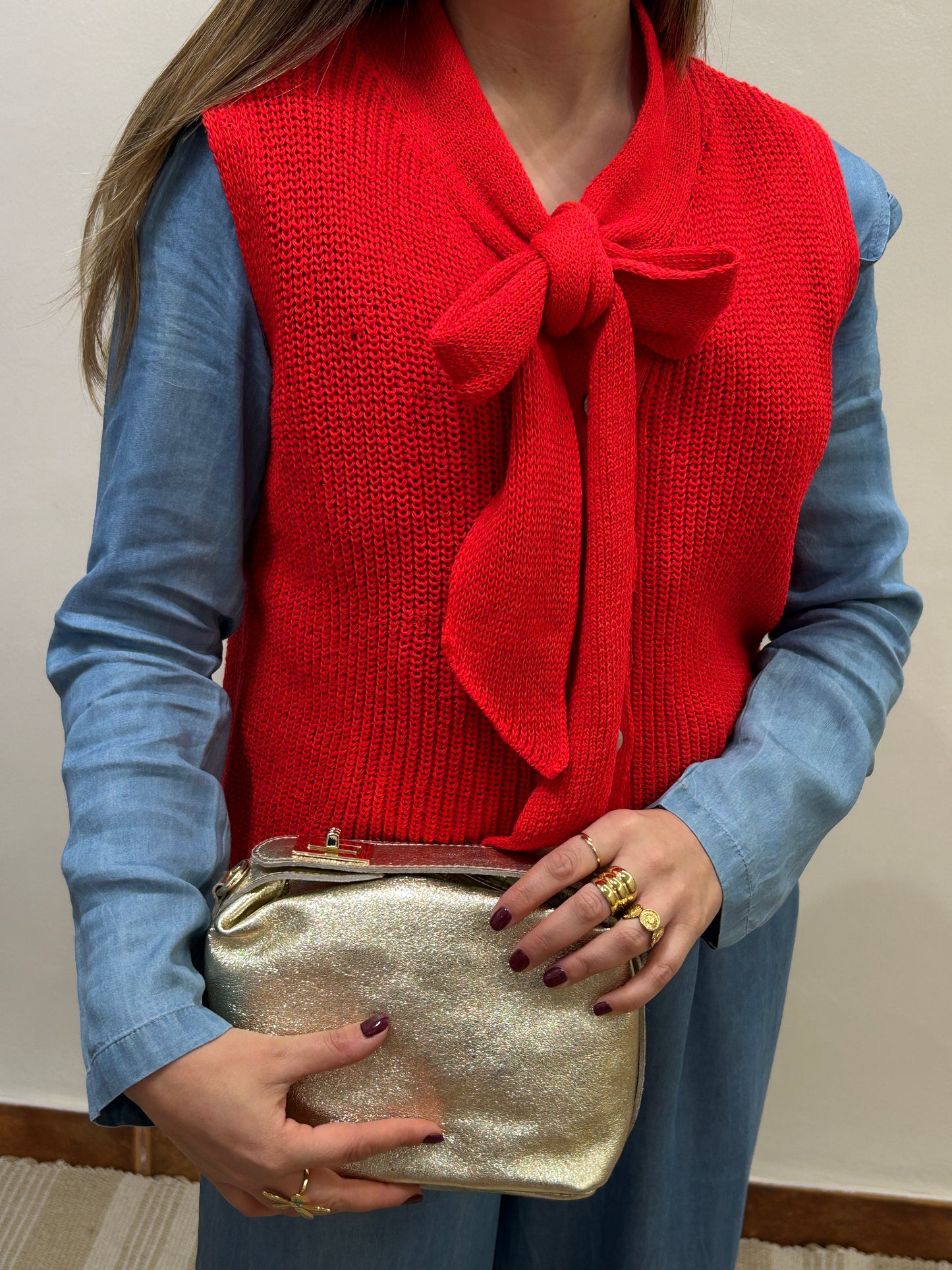 CHALECO ADDISON ROJO