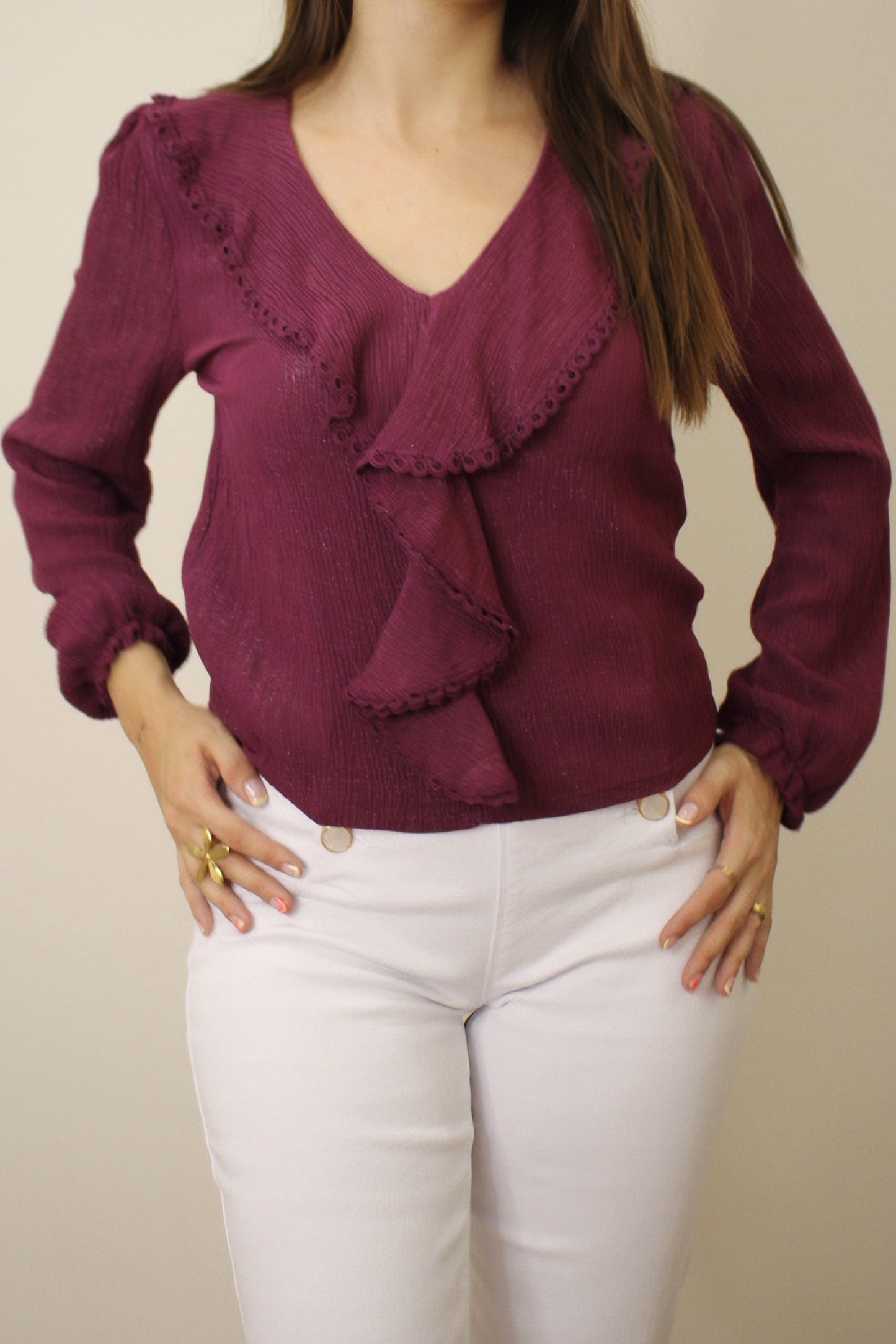 BLUSA LILA