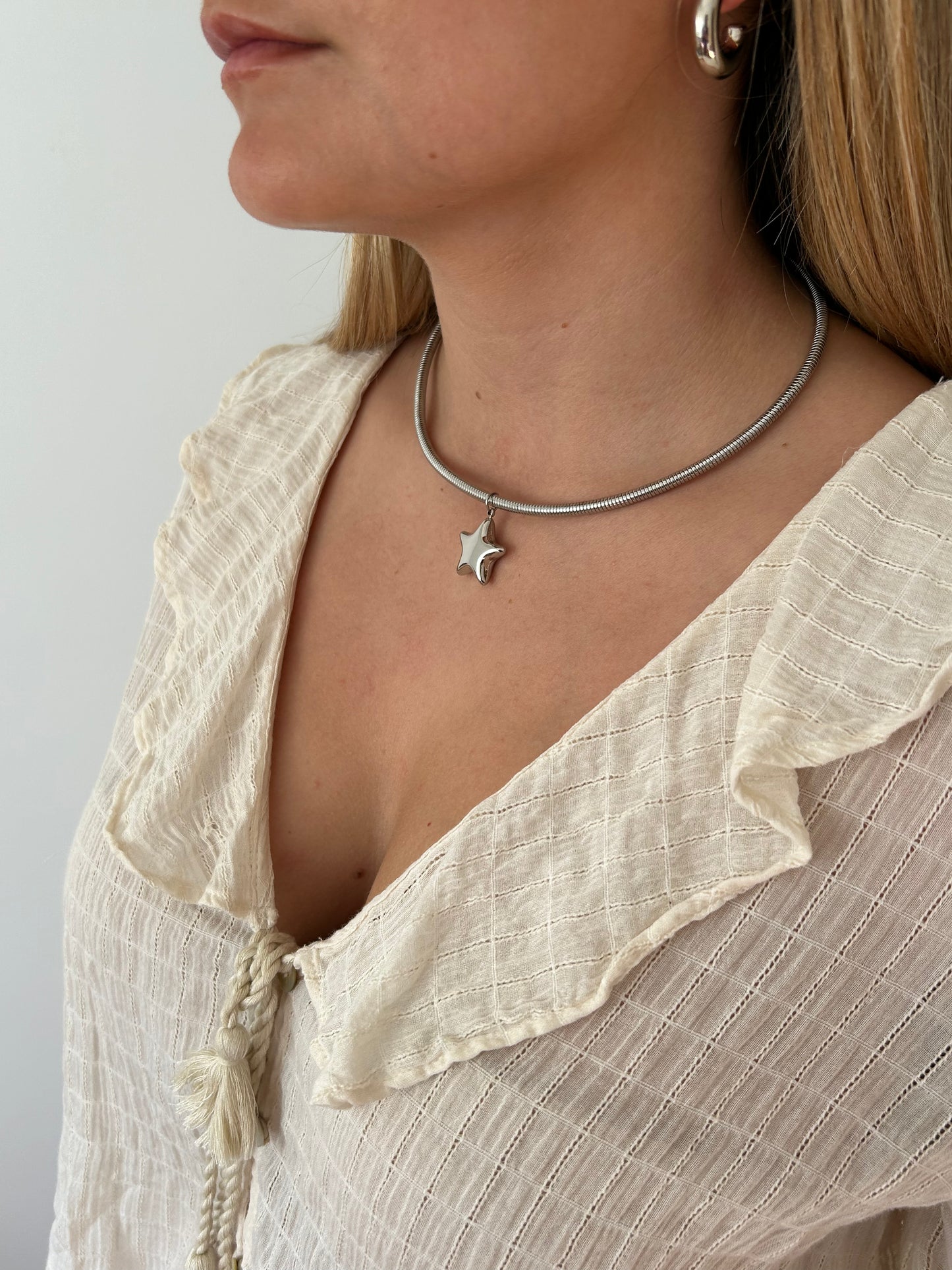 Collar Los Ángeles silver
