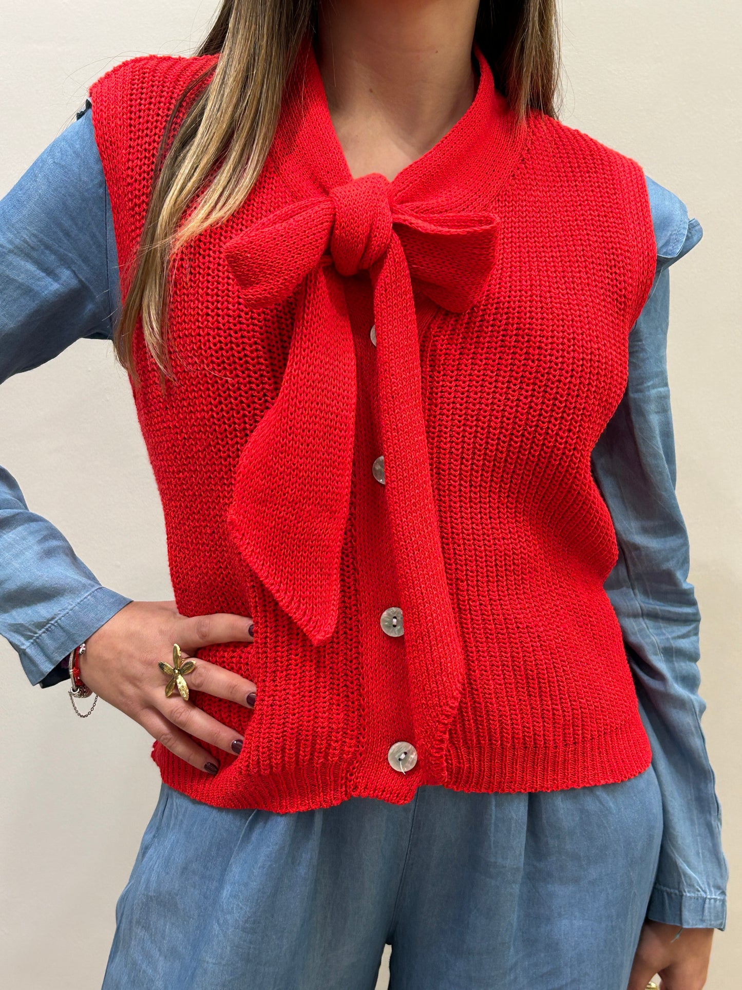 CHALECO ADDISON ROJO