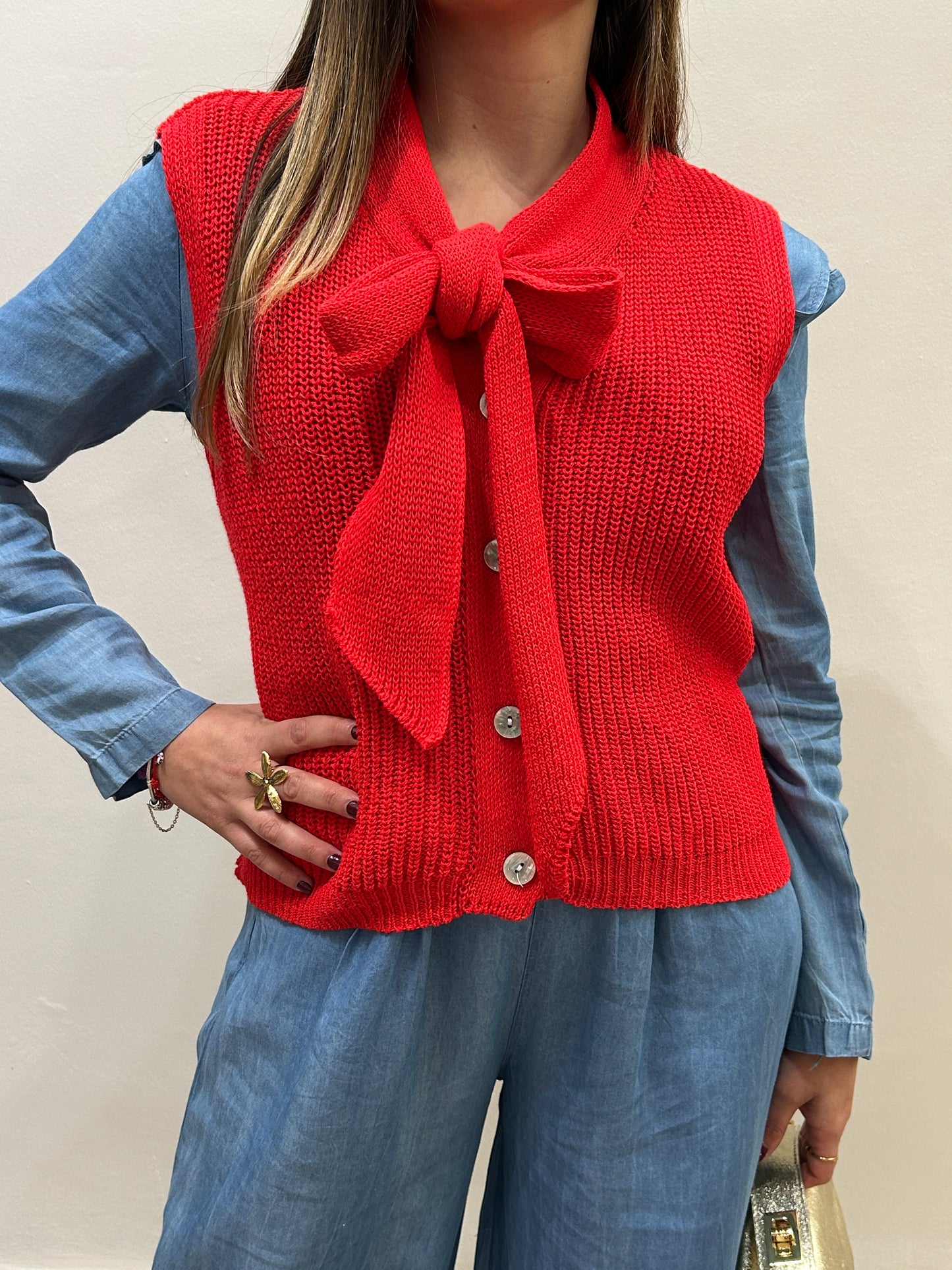 CHALECO ADDISON ROJO