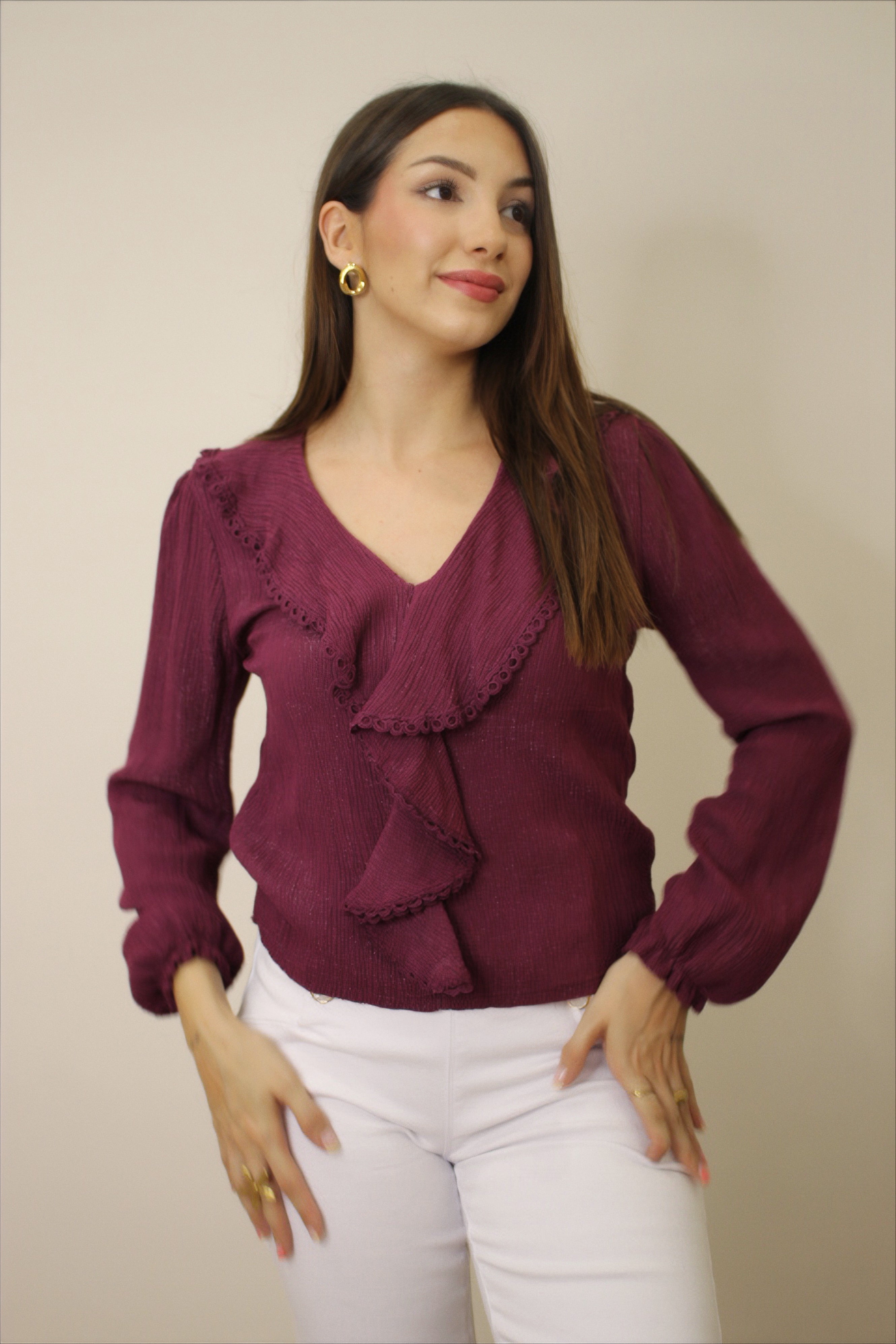 BLUSA LILA