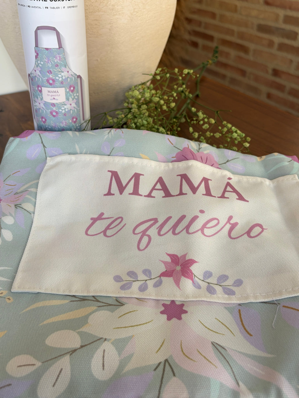 DELANTAL MAMÁ TE QUIERO