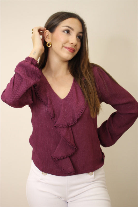 BLUSA LILA