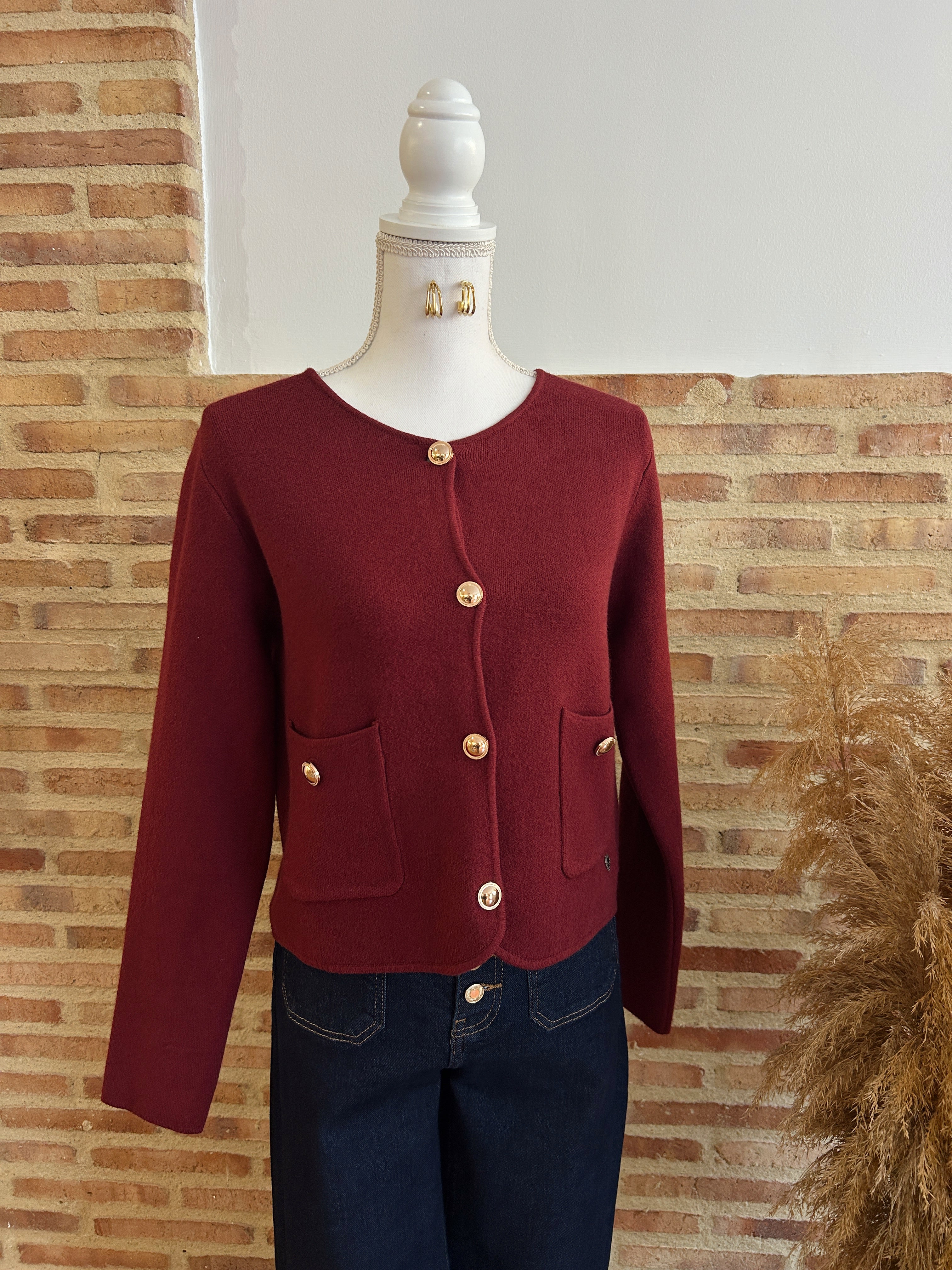 CHAQUETA ÉLISE BURDEOS