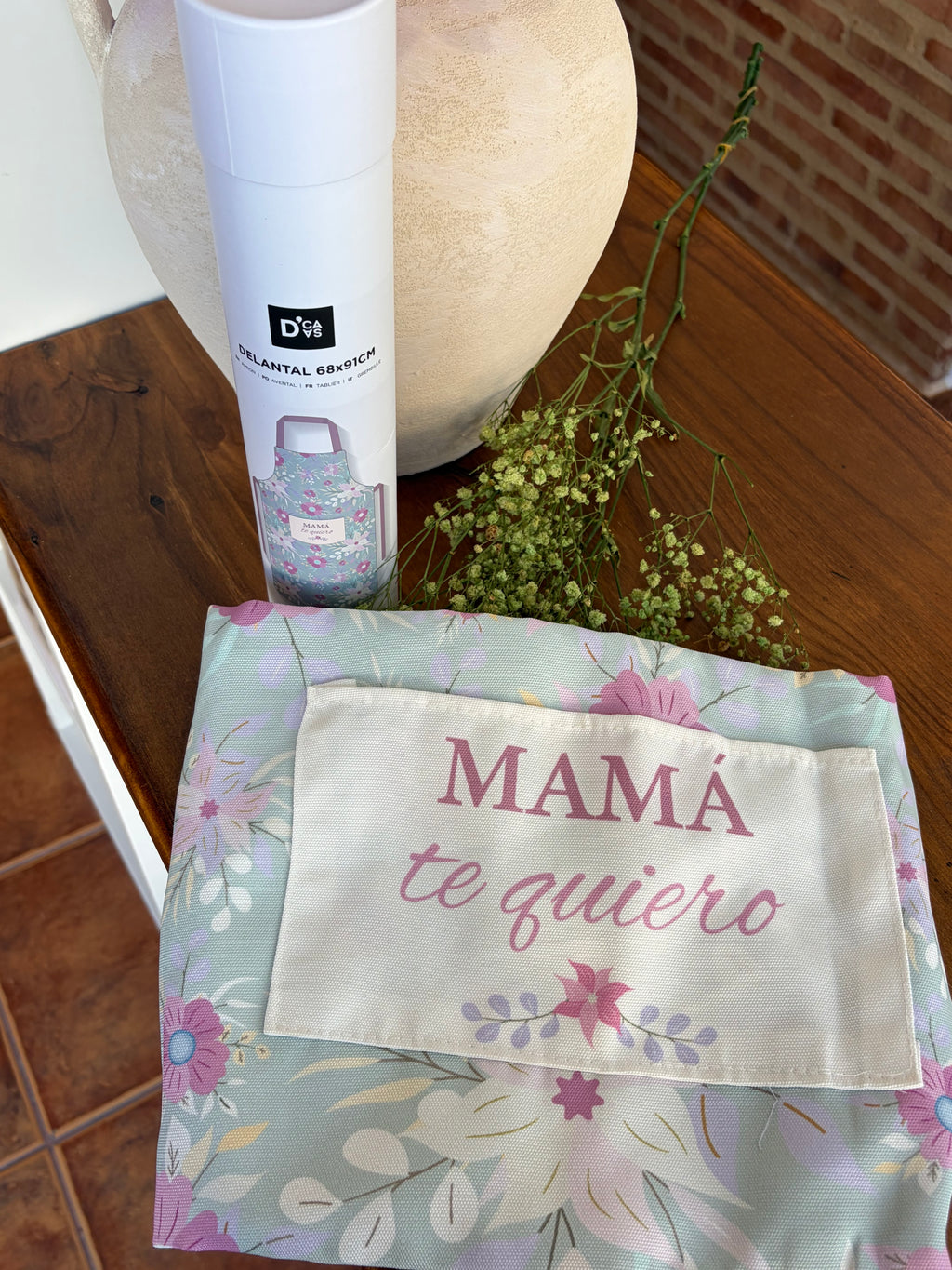 DELANTAL MAMÁ TE QUIERO