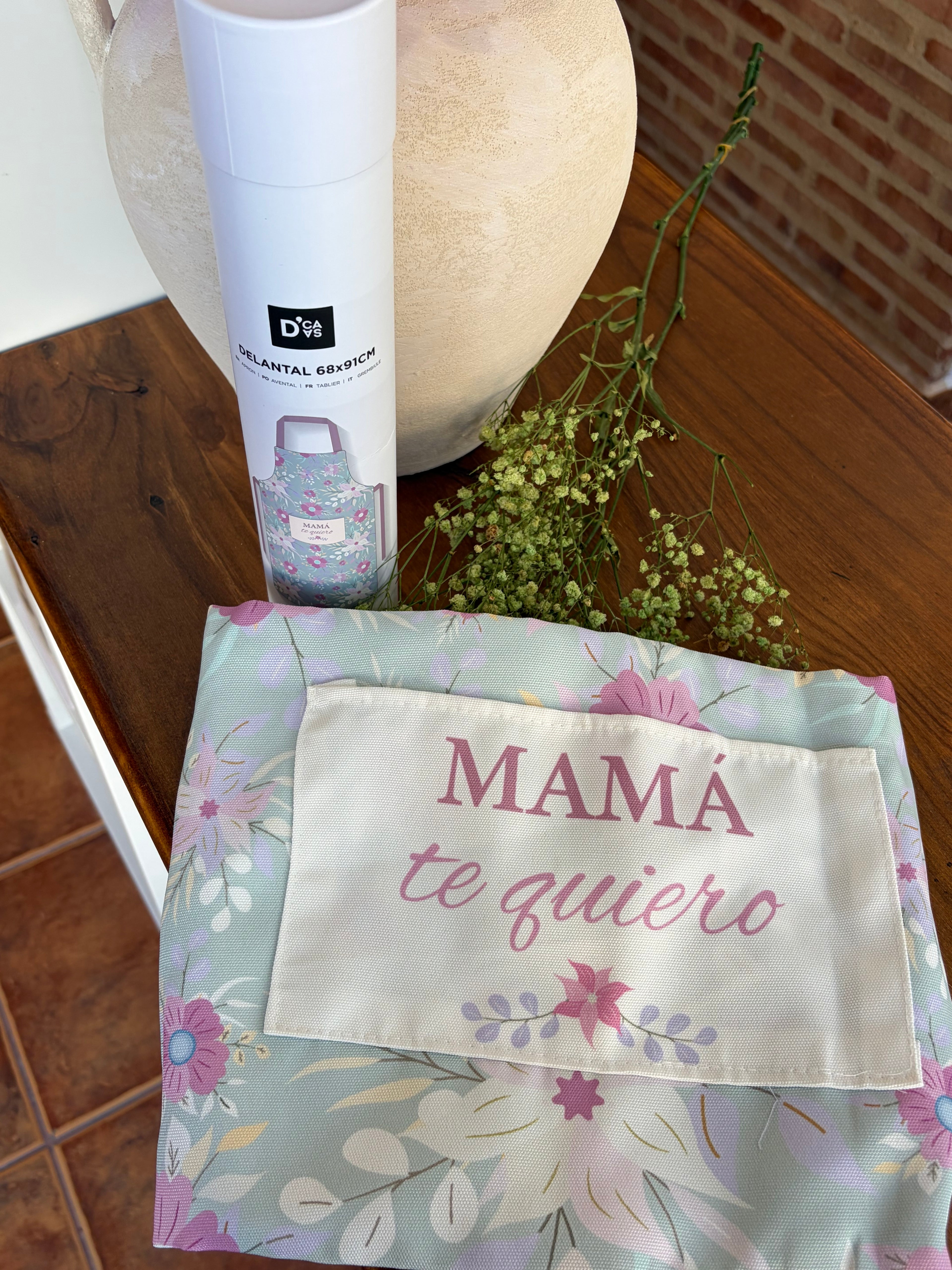 DELANTAL MAMÁ TE QUIERO