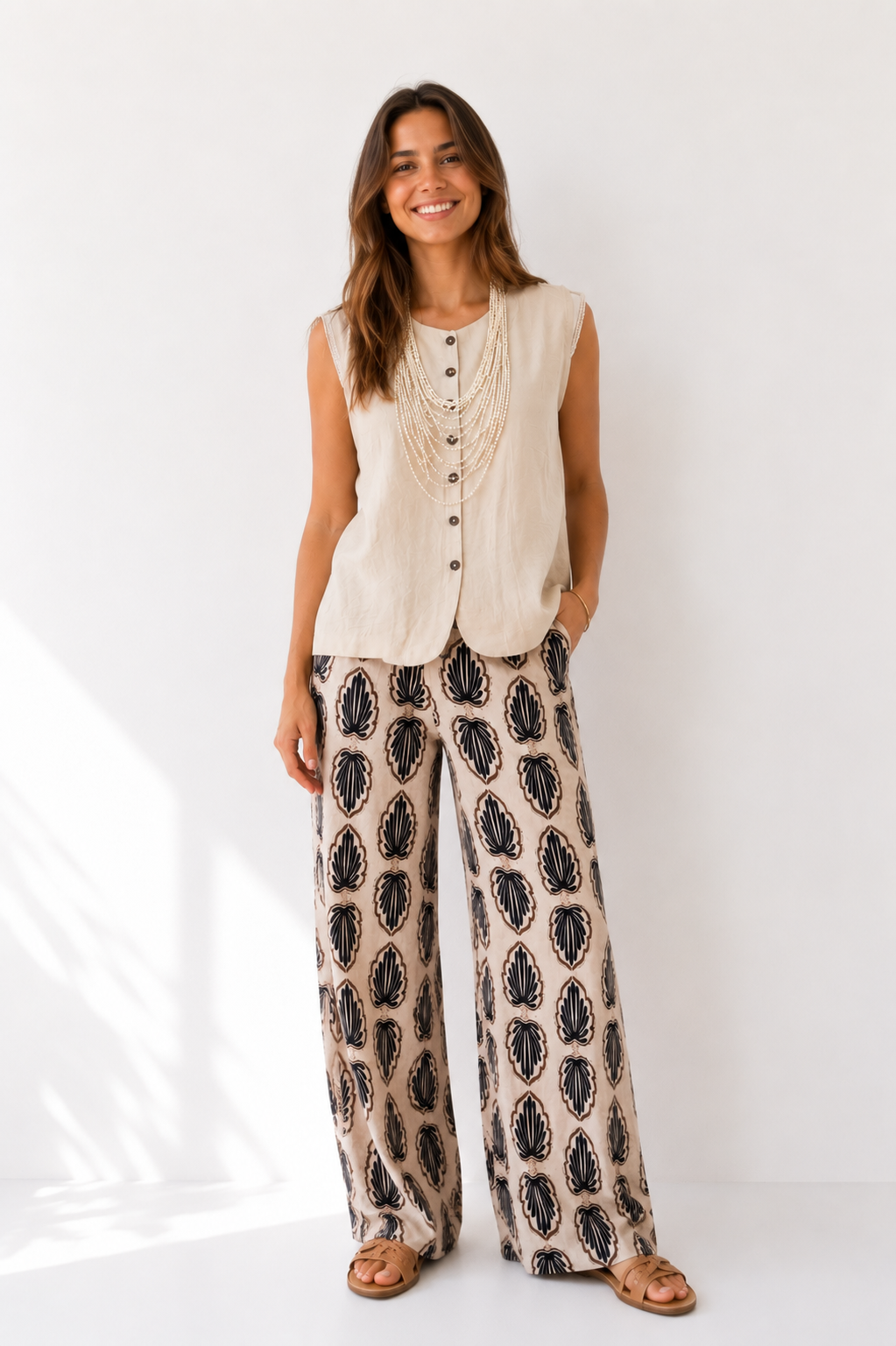PANTALÓN BEIGE