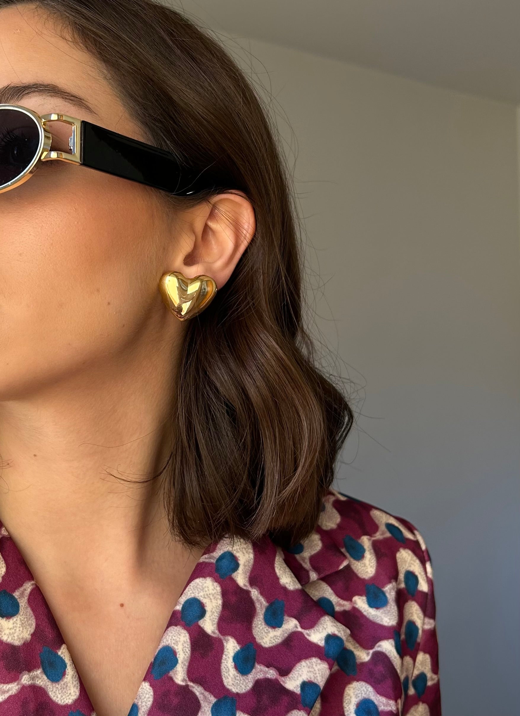 Pendientes Amore gold