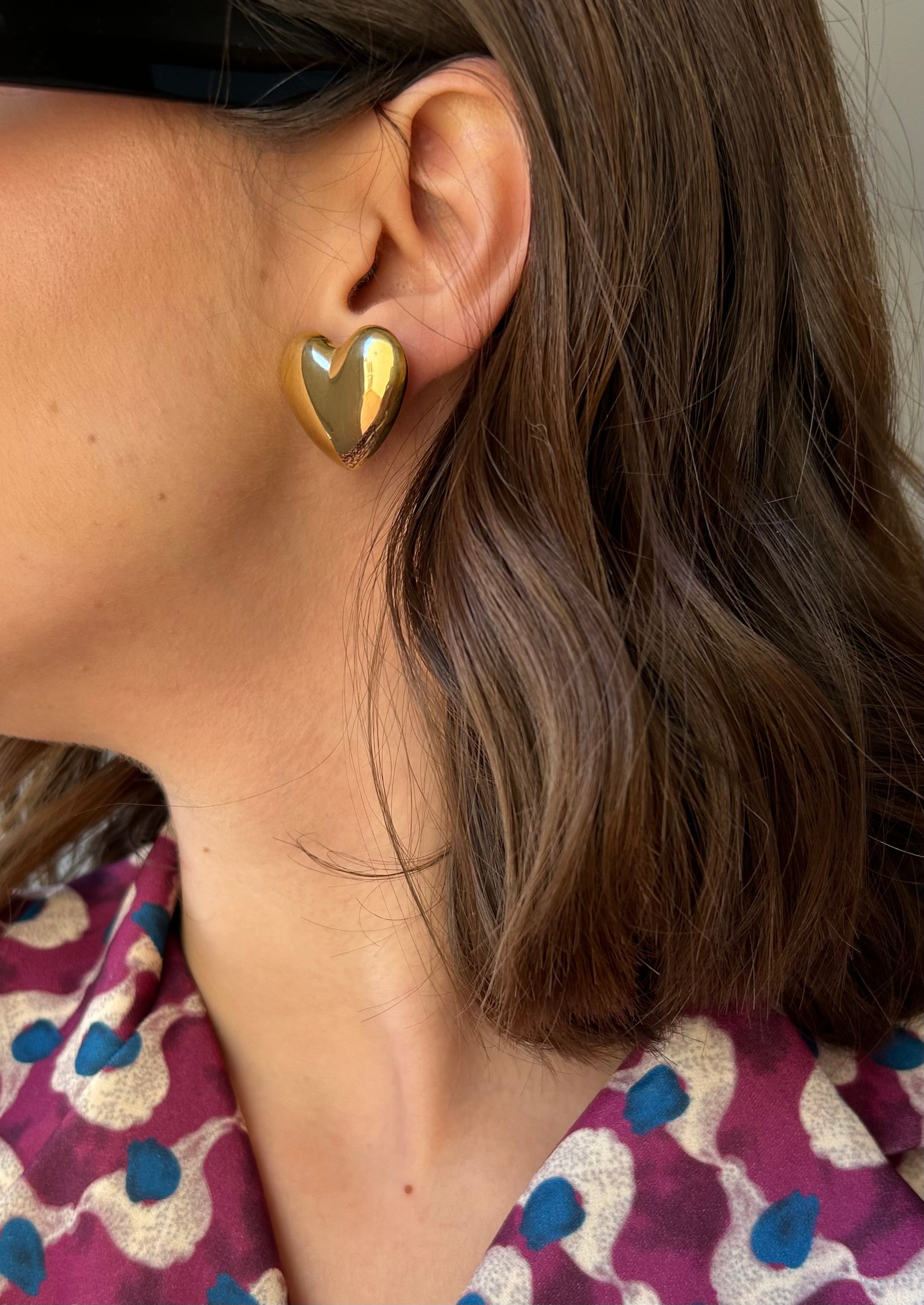 Pendientes Amore gold