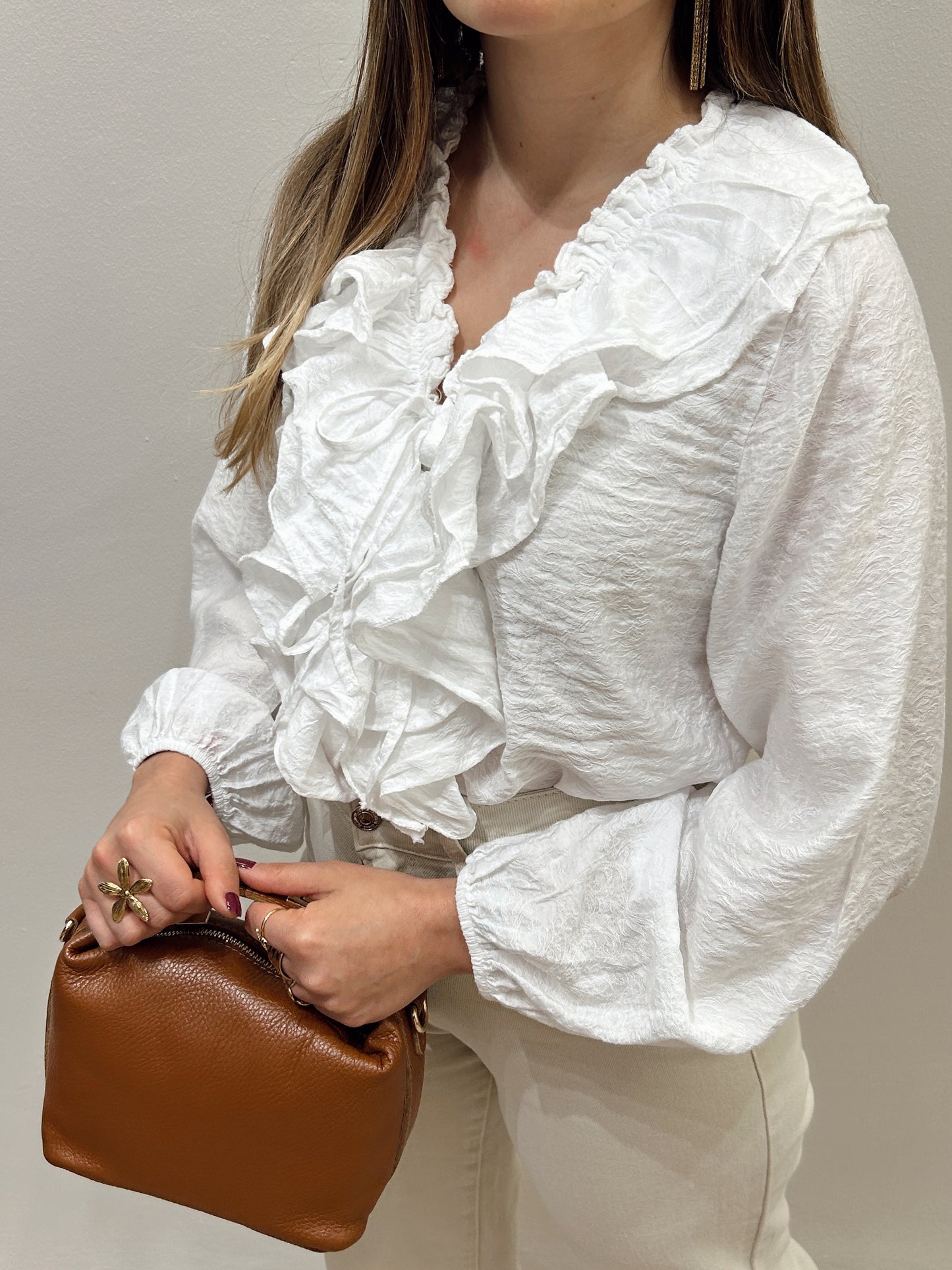 BLUSA STELLA. BLANCA
