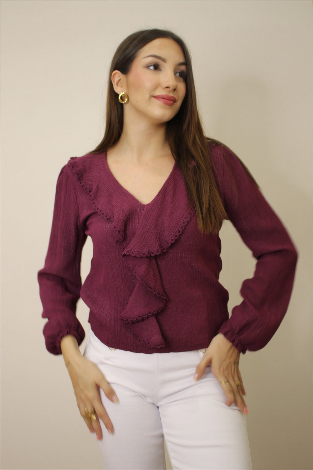 BLUSA LILA