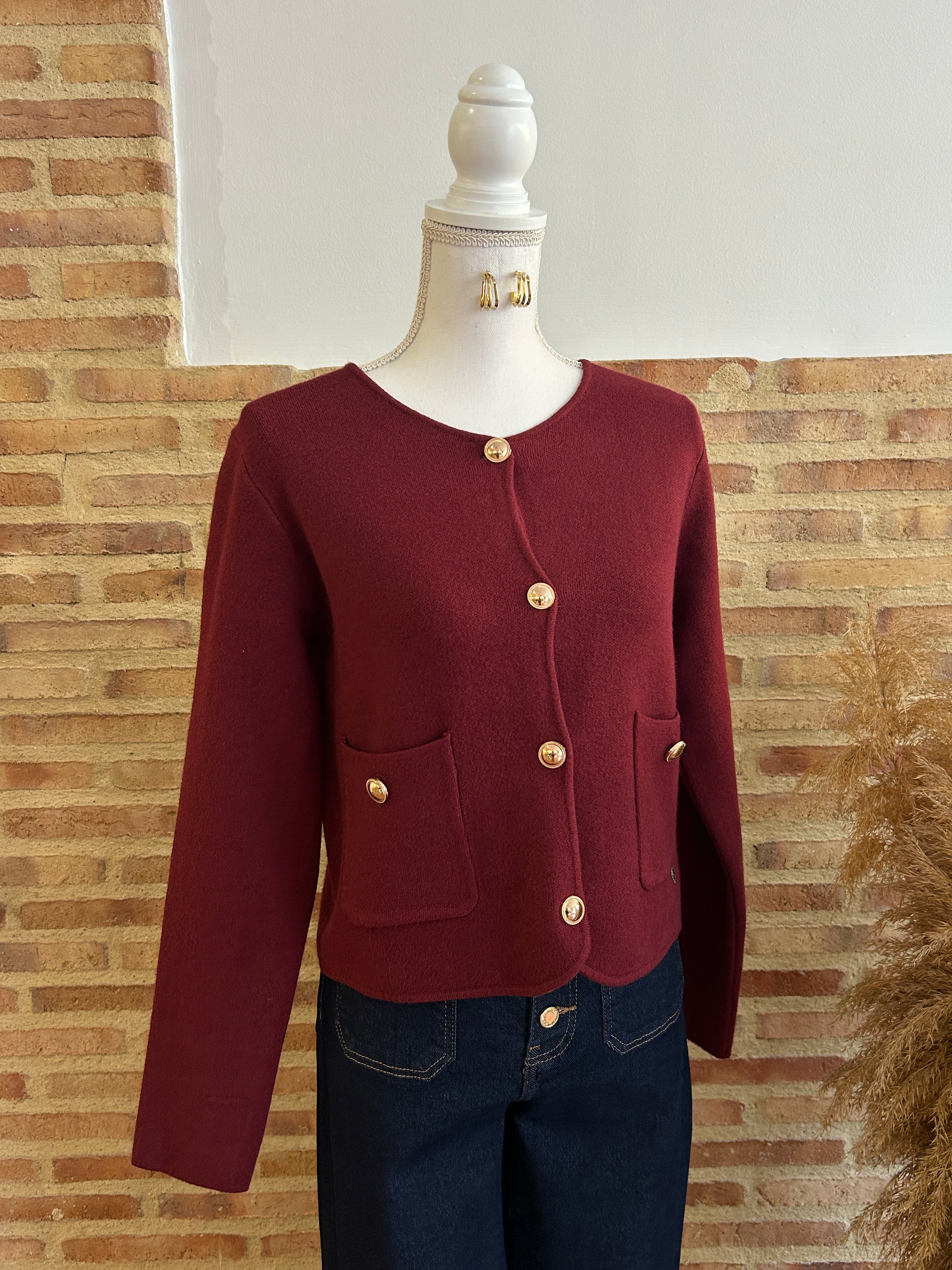 CHAQUETA ÉLISE BURDEOS