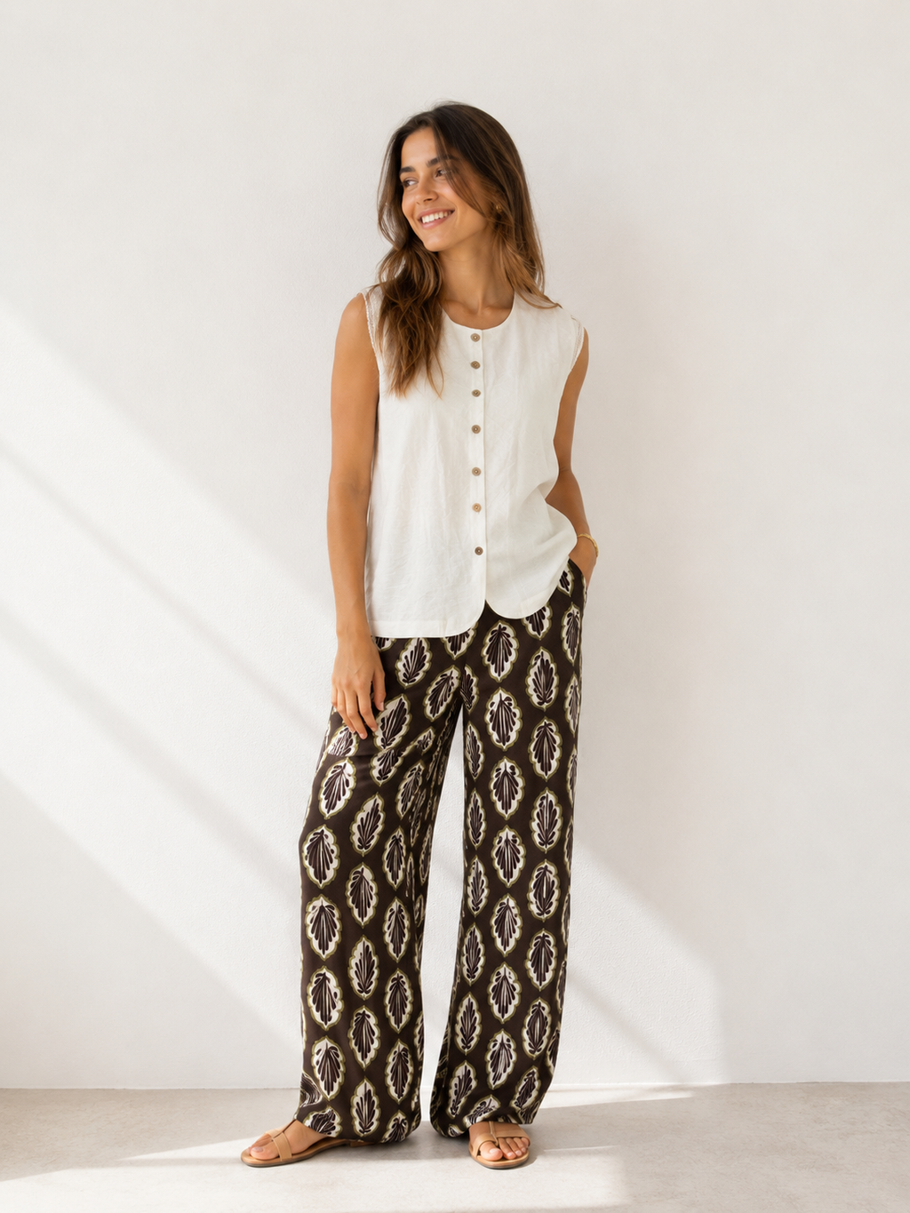 PANTALÓN PALM MARRÓN