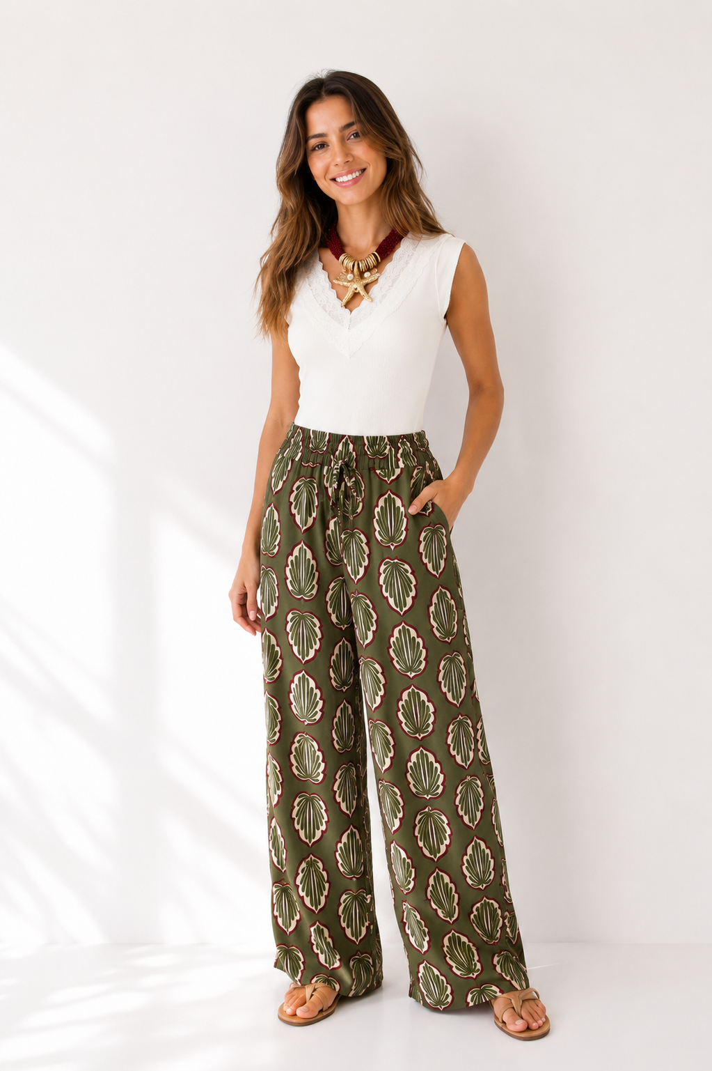 PANTALÓN PALM VERDE