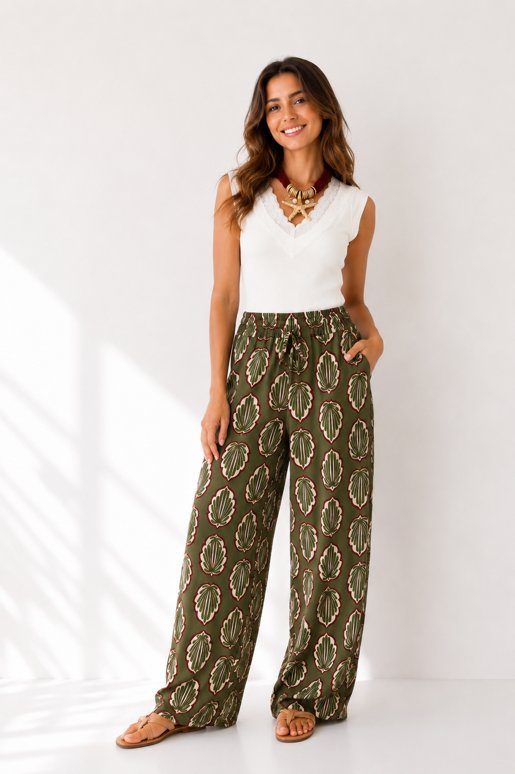 PANTALÓN PALM VERDE