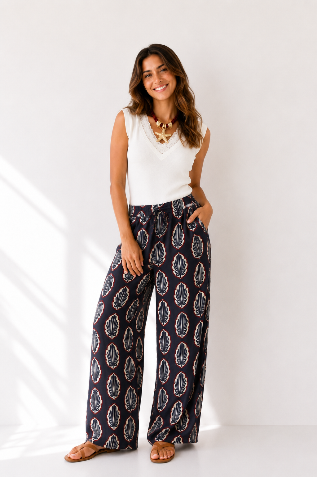 PANTALÓN PALM AZUL