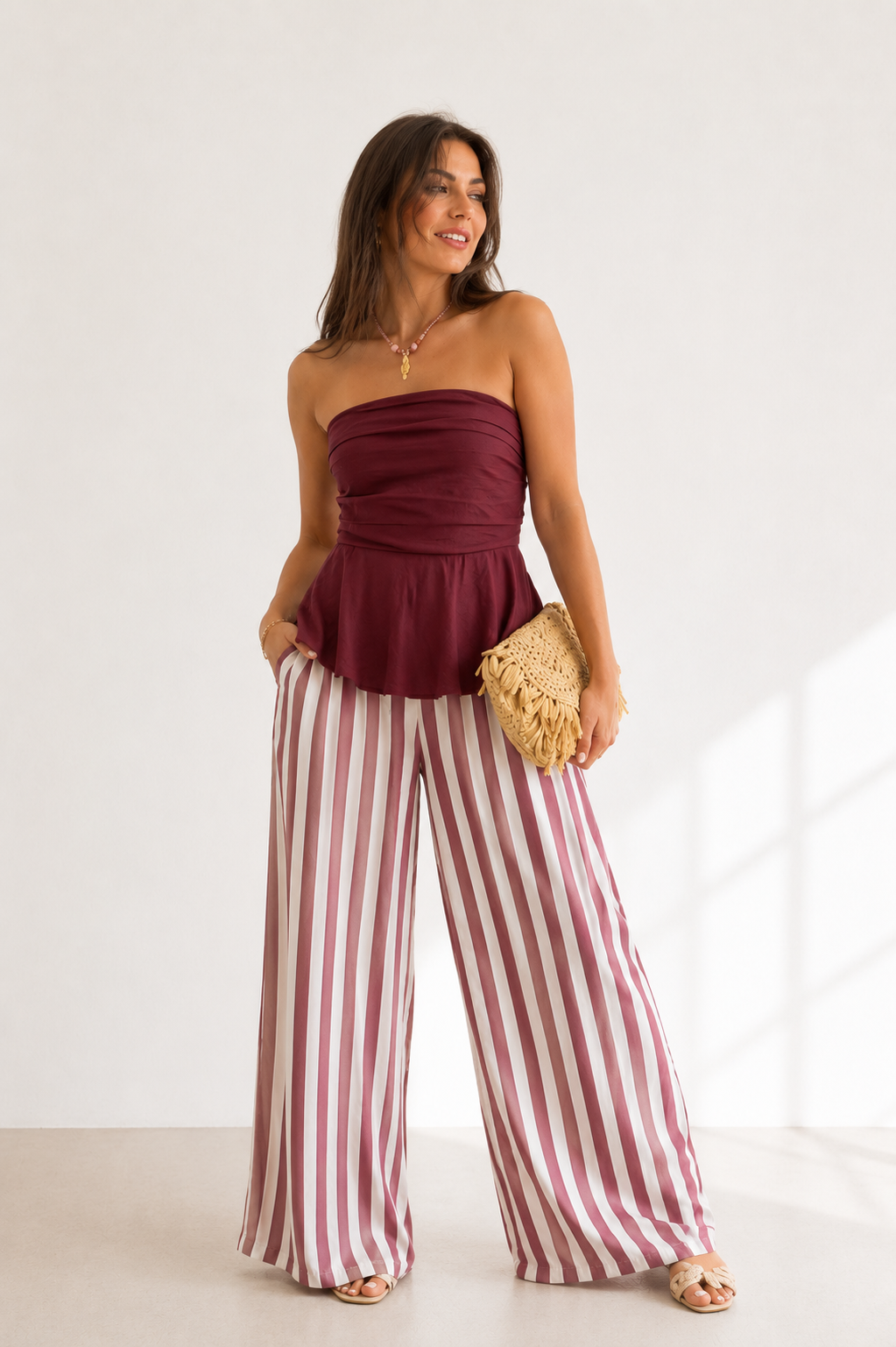 PANTALÓN FORMENTERA ROSA